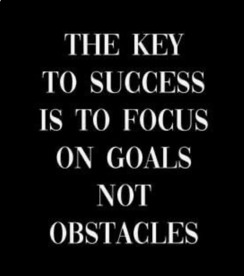 Ever wondered what separates successful people from the rest? It's their mindset. Instead of fixating on obstacles, they channel their energy towards their goals. So, why not adopt their approach and pave your path to success? #SuccessMindset #GoalDriven