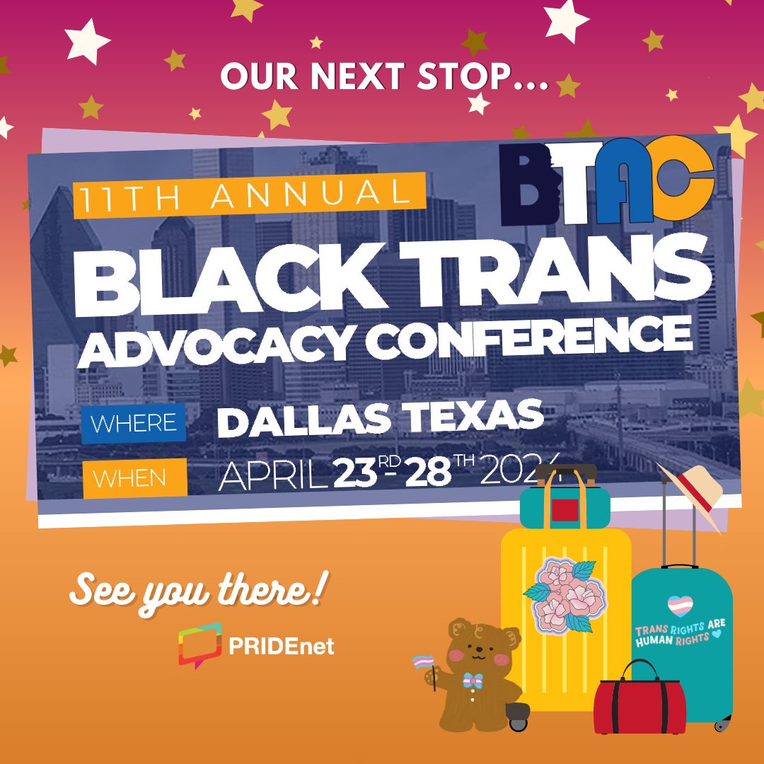 Find us at the Black Trans Advocacy Conference all week long to learn more about how you can make an impact in LGBTQIA+ health research!

#TransEvents #BlackTrans #TransLivesMatter #Trans #Transgender #DallasEvents #DallasLGBTQIA #DallasLGBTQ