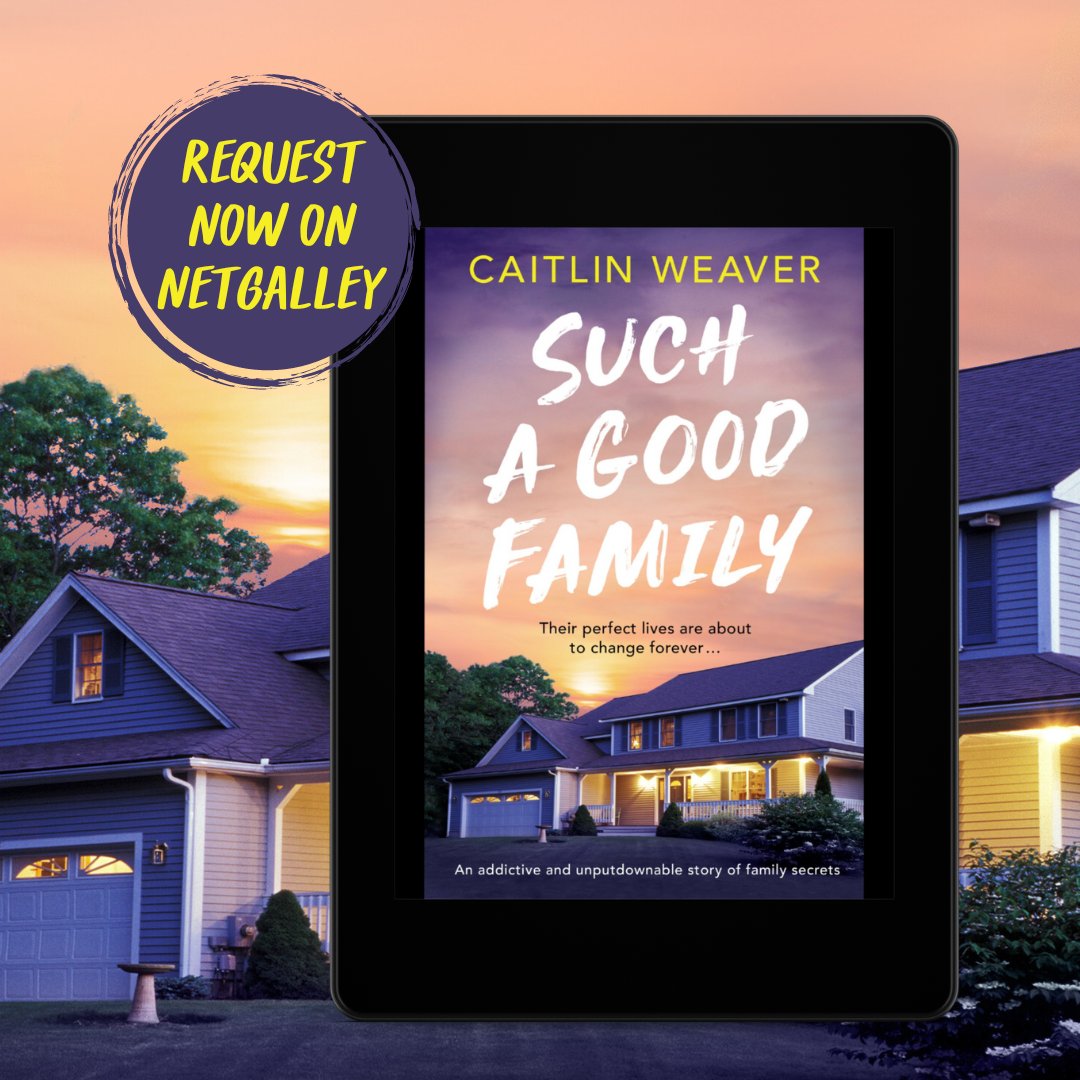 Their perfect lives are about to change forever...

We are so excited to announce that Such a Good Family: An addictive and unputdownable story of family secrets by Caitlin Weaver is now available to request on NetGalley!

Request it here: netgalley.co.uk/catalog/book/3…