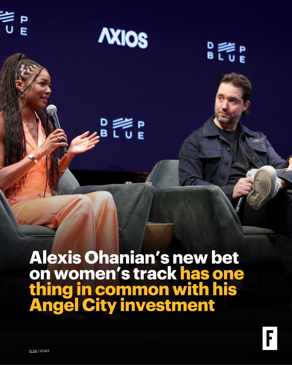 At the Business of Women’s Sports Summit in New York yesterday, @alexisohanian told Fortune he realized in 2019, before founding Angel City, that he couldn’t “think of American soccer greatness without thinking of women.” bit.ly/4ddc0If