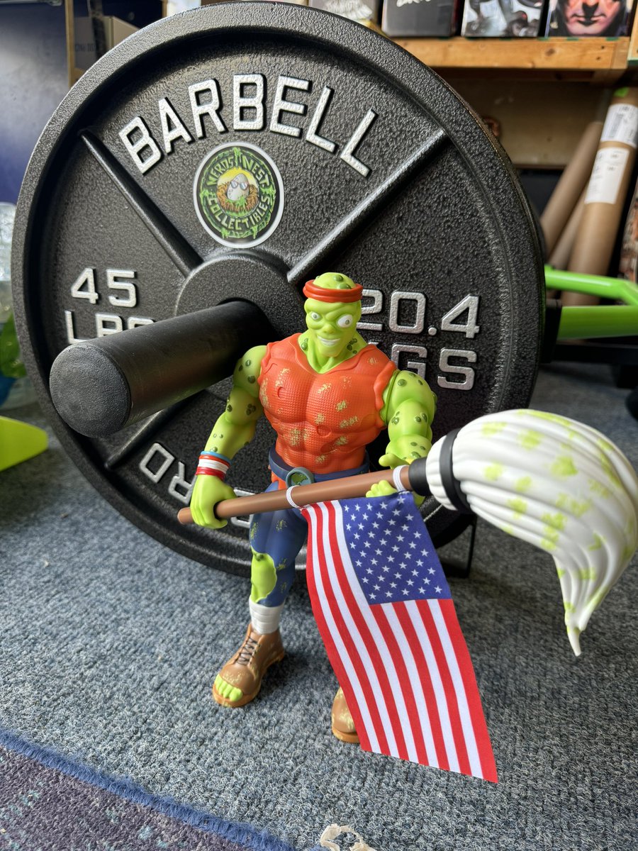 Summer goals, getting jacked like Toxie 😄             
Get yours today!
Your Favorite Superhero from Tromaville,New Jersey!
nerdsnestcollectibles.com
Link 🔗 in Bio
It’s Clean Up Time!☢️🤓🪺
#troma #tromaville #horror #toxicavenger #lloydkaufman #michaelherz #horrormovies #toxie