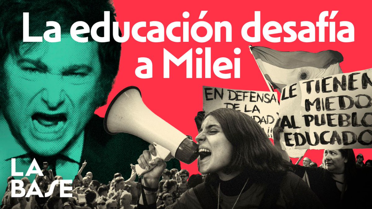 Hoy en La Base analizamos la histórica marcha en Argentina contra Milei y en defensa de la educación pública 📺 youtu.be/OQsvlUTrIvk 🎙 go.ivoox.com/rf/128012848