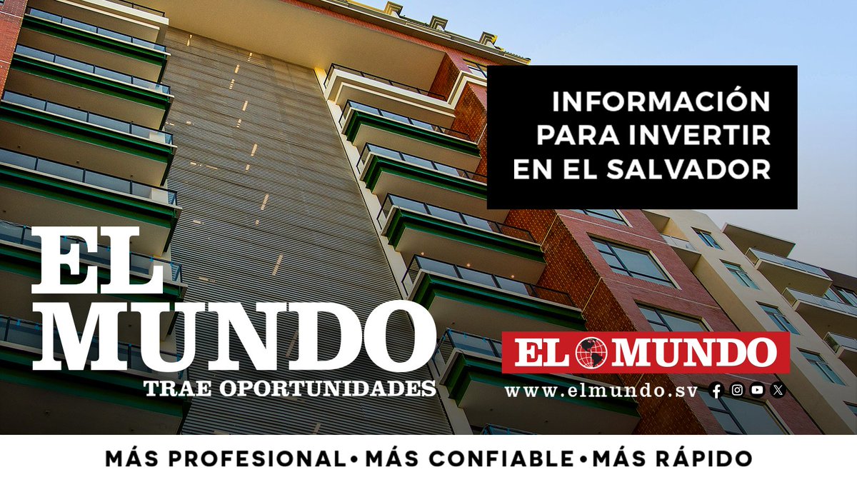 ElMundoSV's tweet photo. #Economia | Sabemos lo importante que es para ti estar informado sobre la economía nacional y mundial. 💼💰📈
¡Descubre las historias detrás de los números, los balances, los negocios y la realidad en nuestra sección de economía! 📊🌎 #InformaciónVeraz #ElMundoReal 📰🔍
𝗠𝗔́𝗦 𝗣𝗥𝗢𝗙𝗘𝗦𝗜𝗢𝗡𝗔𝗟 • 𝗠𝗔́𝗦 𝗖𝗢𝗡𝗙𝗜𝗔𝗕𝗟𝗘 • 𝗠𝗔́𝗦 𝗥𝗔́𝗣𝗜𝗗𝗢
𝗖𝗼𝗻𝗼𝗰𝗲 𝗺𝗮́𝘀>>> https://t.co/eMLRT7eTPq
𝗗𝗶𝗮𝗿𝗶𝗼 𝗘𝗹 𝗠𝘂𝗻𝗱𝗼 𝗘𝘃𝗼𝗹𝘂𝗰𝗶𝗼𝗻𝗮>>> https://t.co/pBX6vgliy7