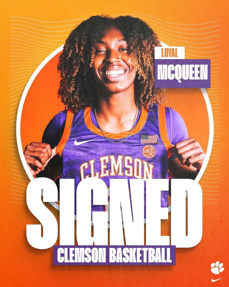 𝓢𝓲𝓰𝓷𝓮𝓭 ✍️ Welcome to the #ClemsonFamily, Loyal! 🗞️: bit.ly/3UxE41R