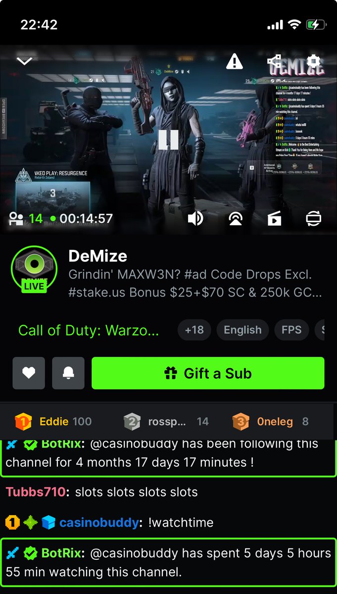 Casino__Buddy's tweet image. That was in the past but lucky 5s my boy!!!!! I love that community! #bestcommunity #followhim @demize21 

Follow to him on X and Kick too🫂🍀❤️❤️🍻👀🫶🏻
Amazing contents❤️🍀

Love and peace from casinobuddy