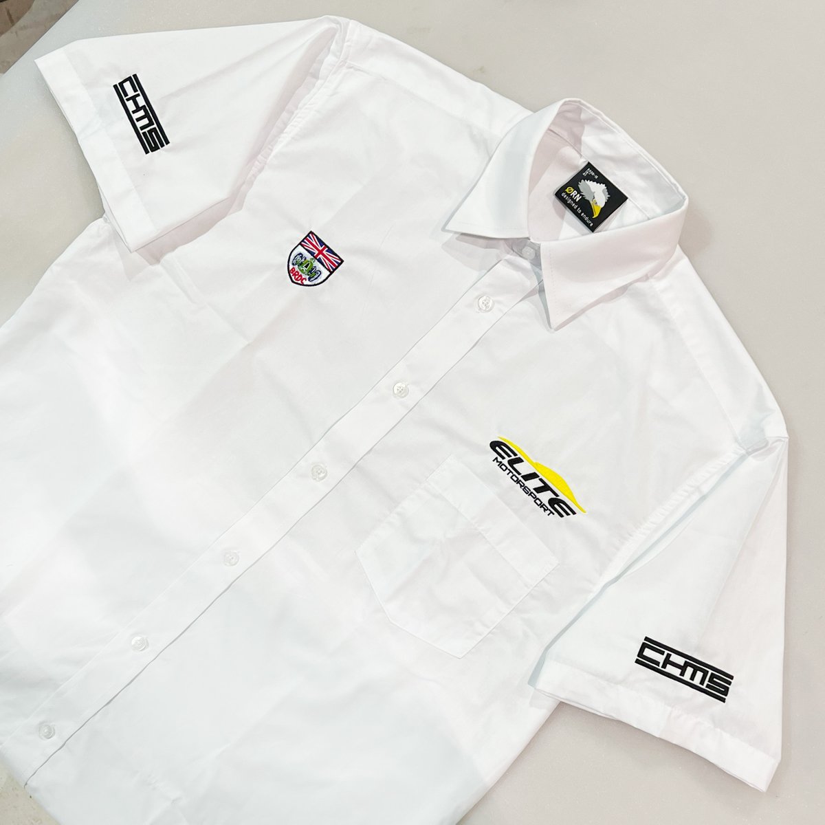 WizardEmb's tweet photo. CHMS embroidered ORN Essential Shirts 🧵��
Branded on both chests (Elite Motorsport & BRDC), as well as both sleeves (CHMS)
Take your branding to the next level with Wizard Embroidery
https://t.co/7YeUcDX90w
#branding #uniform #teamwear #chrishodgetts #elitemotorsport #brdc https://t.co/6lSiJEvZCp