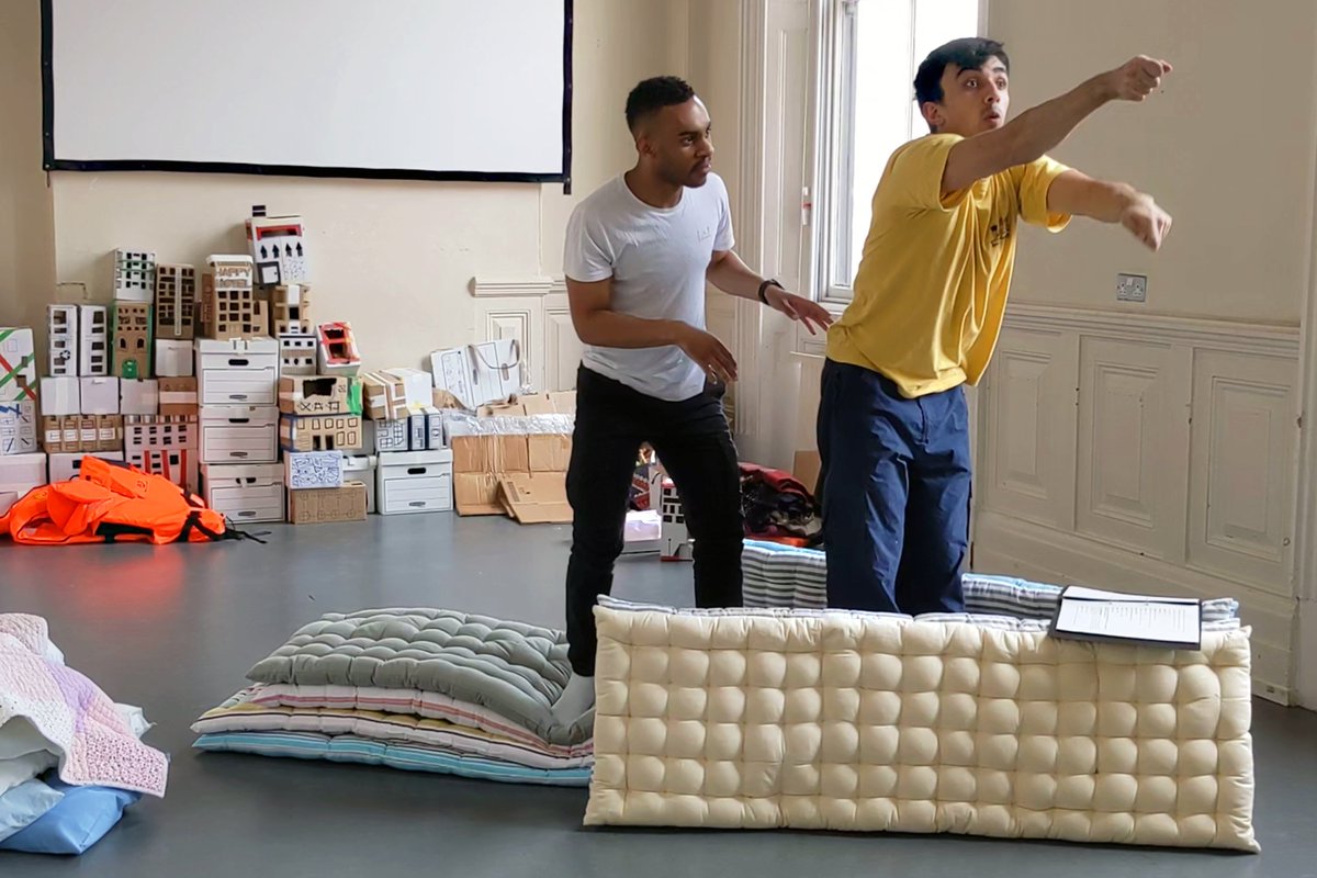HalfMoonTheatre's tweet photo. 📷 PHOTO DROP PART II📷
Rehearsals for #TenInTheBed have entered the second week. Here’s a sneak peek into what’s been happening.
🛌 Ten in the Bed, by @stevetasane
📷 Touring 4 May-16 June 2024
🧒 Ages 3-8
#FamilyTheatre #KidsTheatre #Touring #TYA #PYA #PhotoDrop #Rehearsals https://t.co/tzI2htB5rl