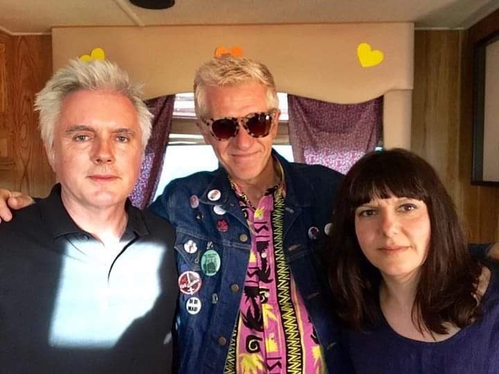 Happy birthday Captain Sensible. Here seen with myself and Emma@evjanderson backstage at Coachella eight years ago yesterday. Both The Damned and Lush played the same stage. The Captain told us he was a fan of Lush - and Emma’s other group, Sing-Sing.