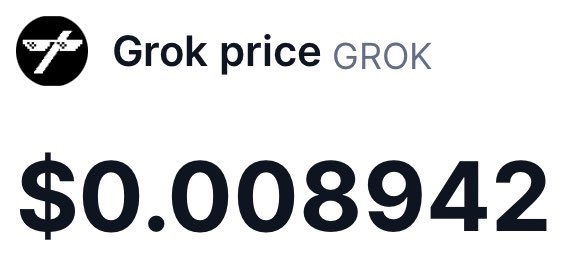 #GROK is going to $1 this cycle.

Are your bags prepared?