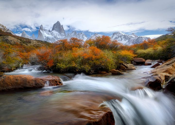 #mountain_world🏔️#jesień #Argentyna #Patagonia #FitzRoy #kaskady 
 Paul Chen Photography...