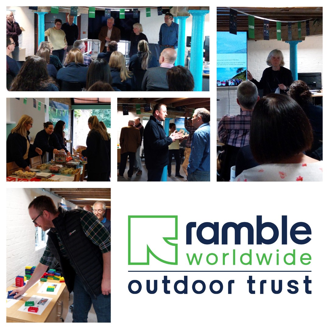 Yesterday, our Lemsford Mill HQ welcomed our Ramble Worldwide Outdoor Trust trustees, who shared details about recent initiatives (including @MindOMountains and @outwardbounduk) and our new patron, explorer Mark Wood. Learn more about our RWOT here >> ow.ly/6XwR50RmVBw