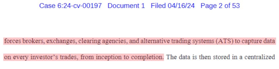 The root cause for these lawsuits against the CAT. It has nothing to do with protecting your privacy... And everything to do with the exposure of the largest Ponzi scheme in history.