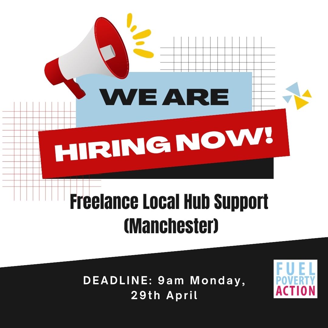 🚨 Job Alert! ⏰CLOSING MONDAY! FPA seeks a freelancer to help launch a new action group in Manchester, and create resources to seed and train new groups elsewhere! ✍️Go here to apply: bit.ly/McrHub ...and🎉PLEASE SHARE!