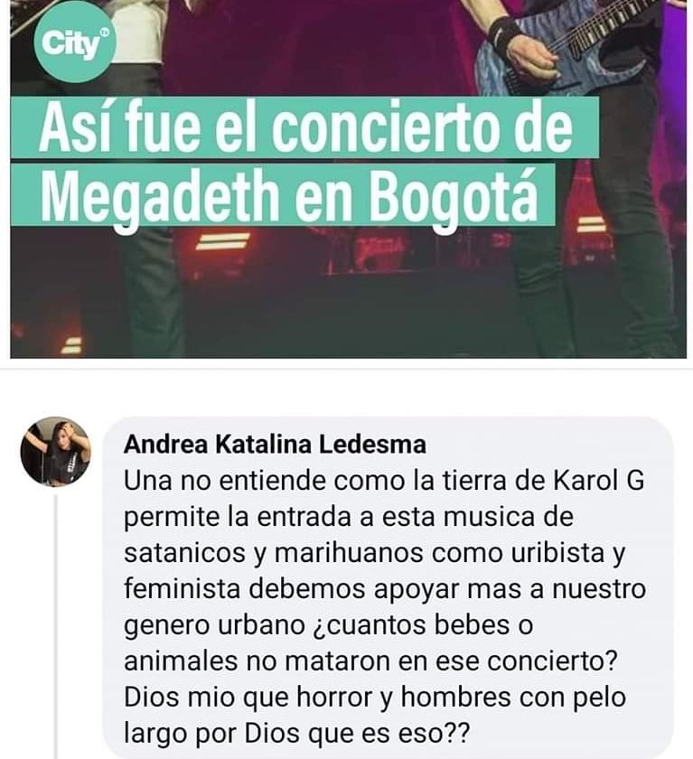 Me confirman por favor los que fueron a Megadeth cuántos bebés y animales fueron 😳😳🤔🤔🤔🤯