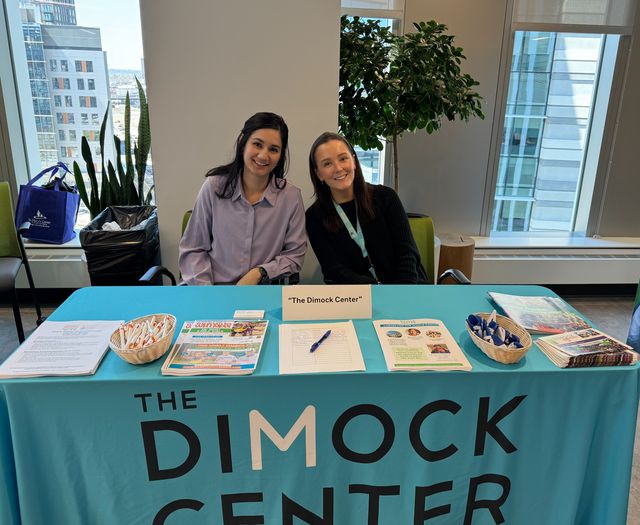 We had such a great time at the Sanofi Volunteer Fair yesterday! We enjoyed meeting Sanofi employees who are interested in giving back to the Dimock community. Volunteer support is critical to Dimock's mission of delivering high-quality care to thousands each year 💙