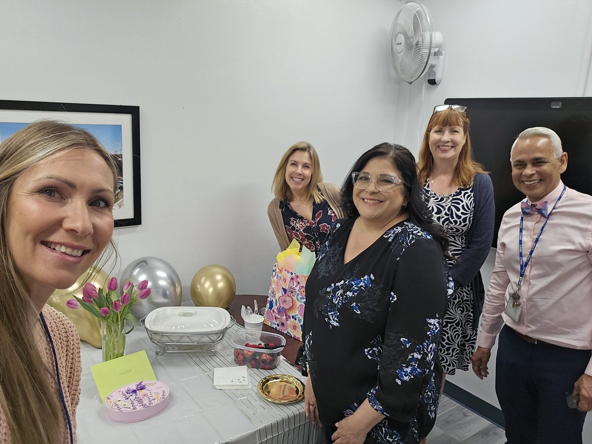 Celebrating administrative professionals day. Showing the love to Michelle Ponce #CJUSD #AdministrativeProfessionalsDay