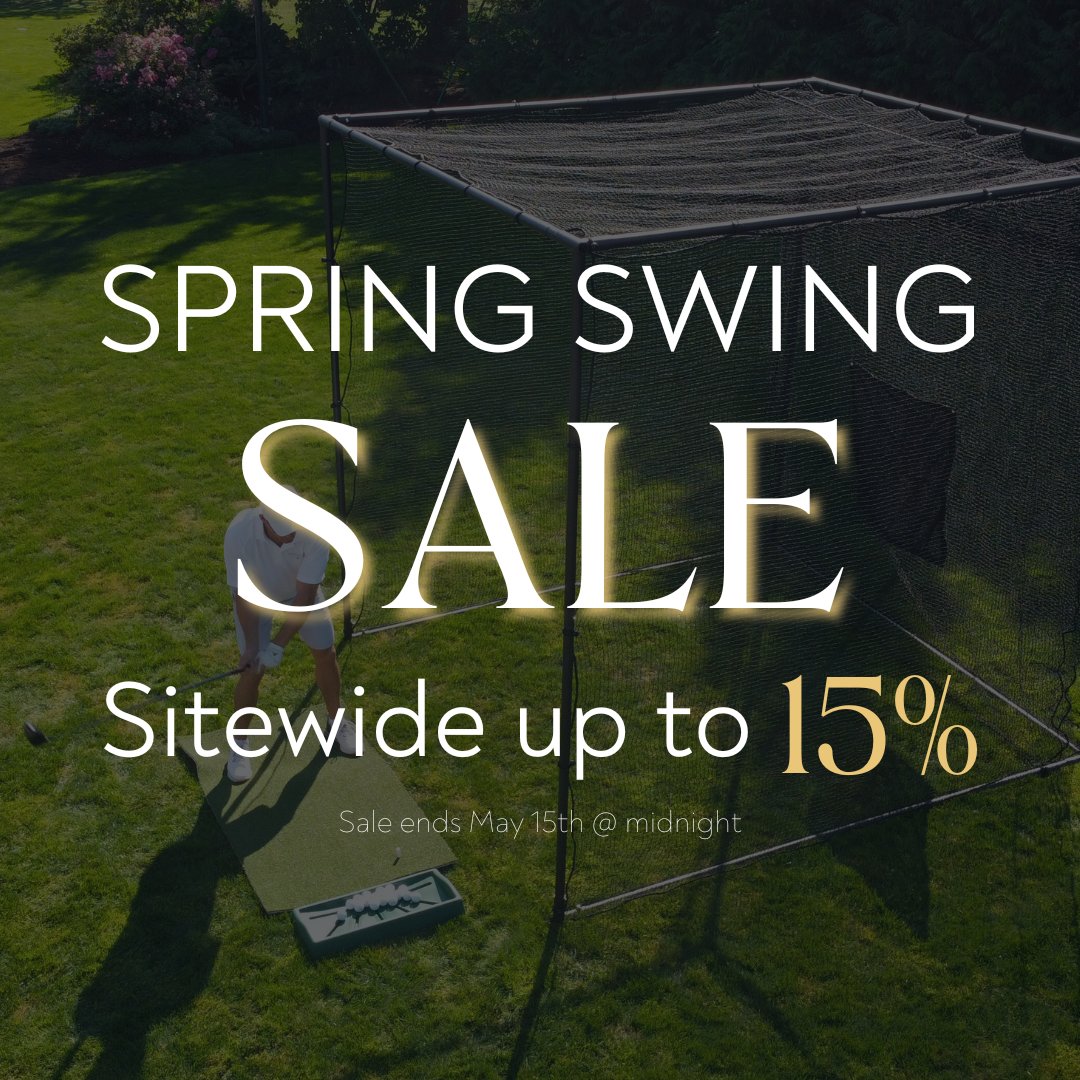 Save big at Parbuster's Spring Swing Sale! Get up to 15% off golf cages, simulators, nets, mats, and more. Up to $480 in savings. Sale ends midnight, May 15th. 
Visit us now: parbuster.com

 #GolfSale #SpringSwing #GolfDeals #GolfEquipment #golfcages