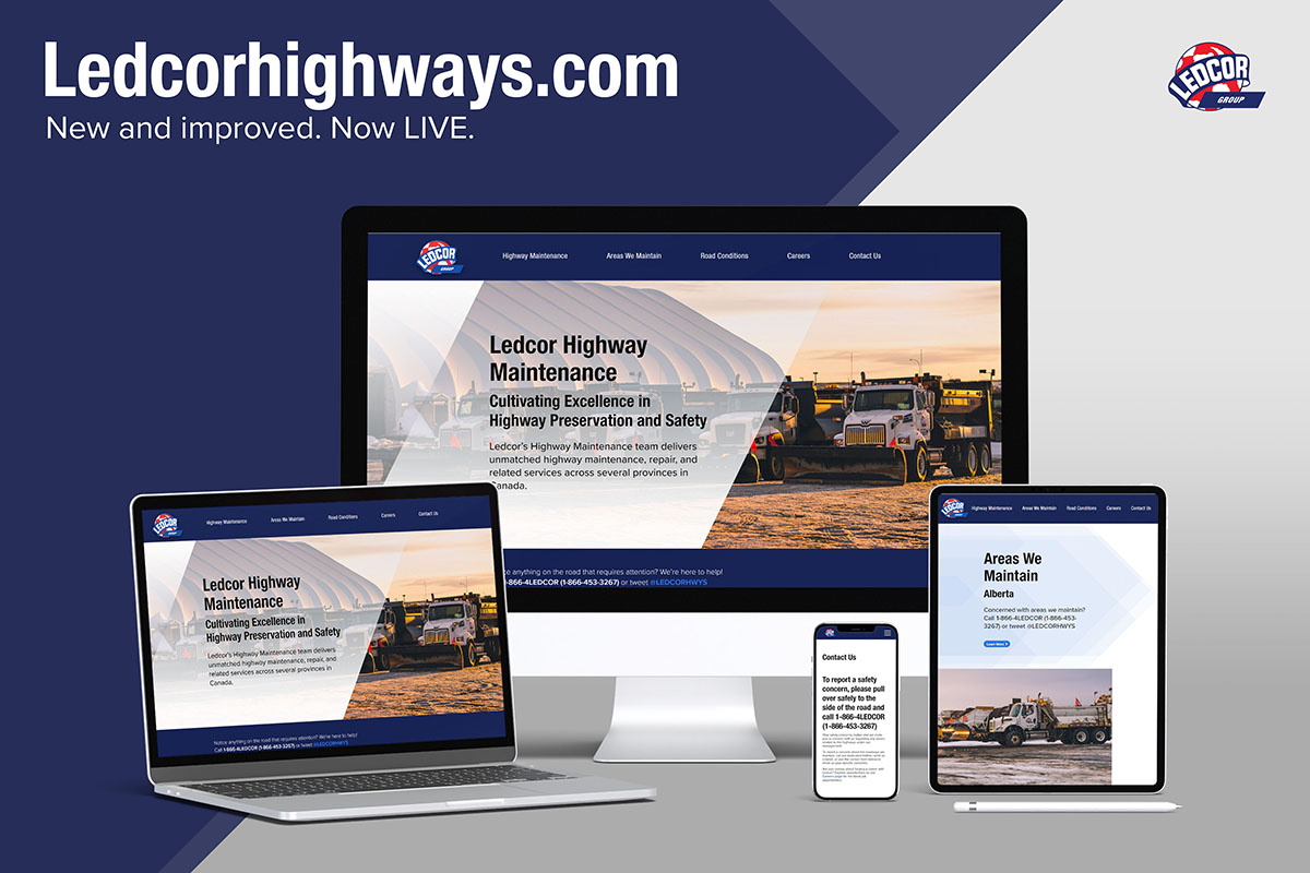 ledcorHwys's tweet photo. Cultivating excellence in highway preservation and safety.

Ledcor’s Highway Maintenance team delivers unmatched highway maintenance, repair, and related services across several provinces in Canada.

Explore the new website at https://t.co/yPmlK6c10s  

#LedcorHighways https://t.co/fdltCMCv34