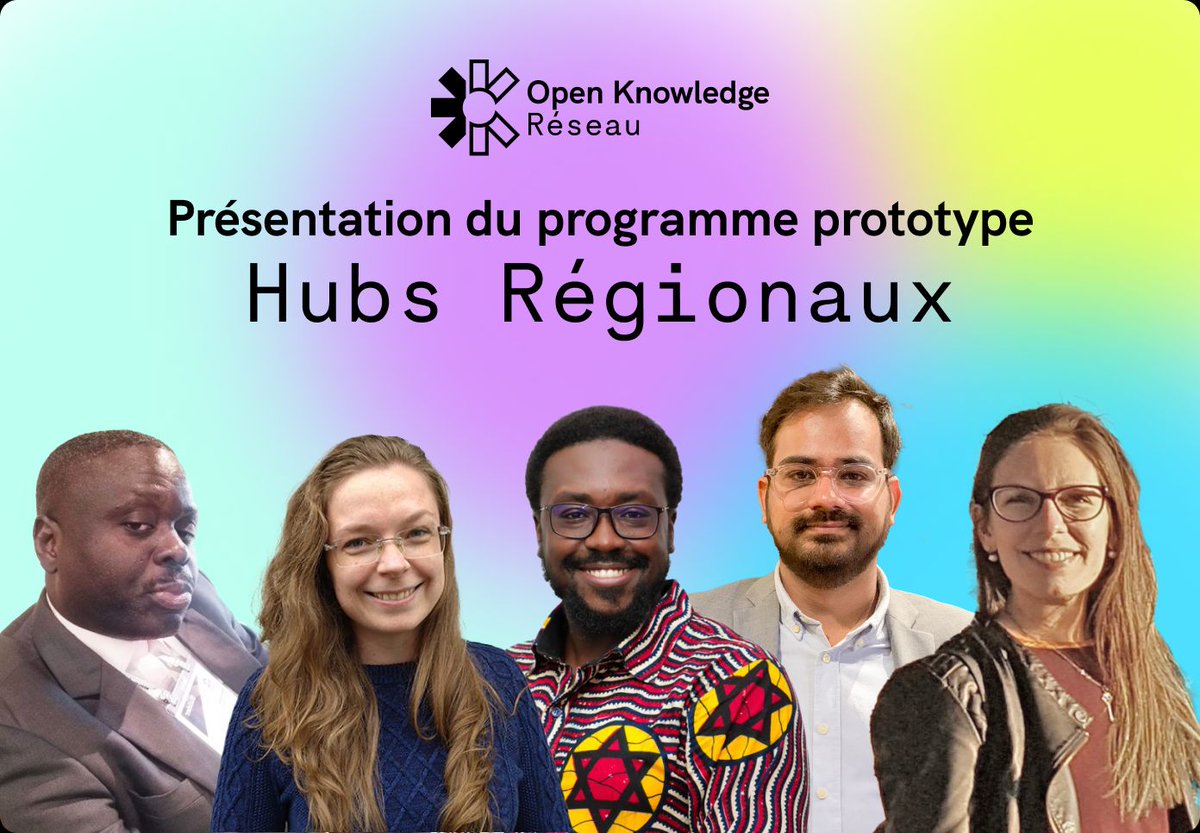 🚀 🌐 Une nouvelle phase s’ouvre pour le #RéseauOpenKnowledge ! Nous lançons aujourd’hui un programme prototype avec 5 hubs régionaux. L’objectif? Plus de décentralisation et de diversité. Rejoignez-nous pour accueillir les coordinateurs: 👉🏾 blog.okfn.org/fr/2024/04/24/…