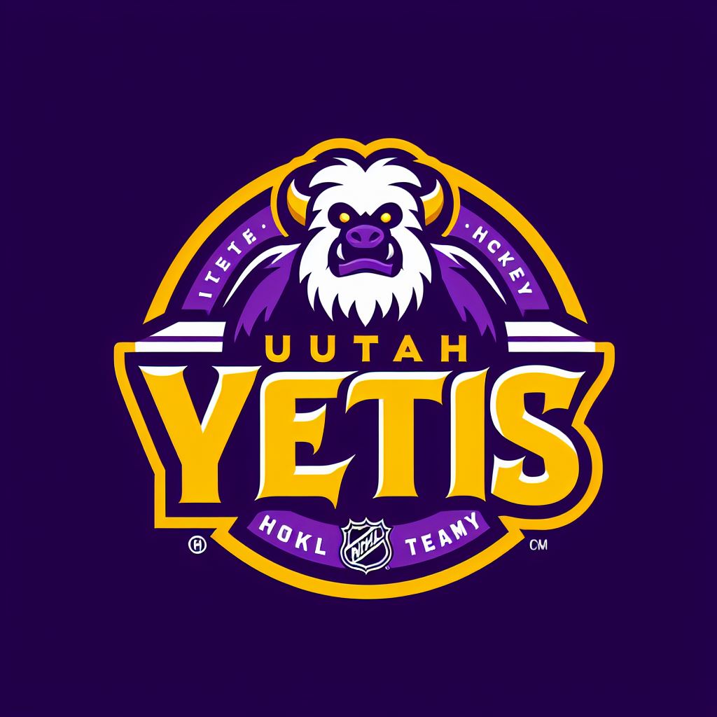 kevotweets's tweet photo. Utah Yetis! #NHLinUtah Excuse the AI spelling. https://t.co/WLGdXELei0