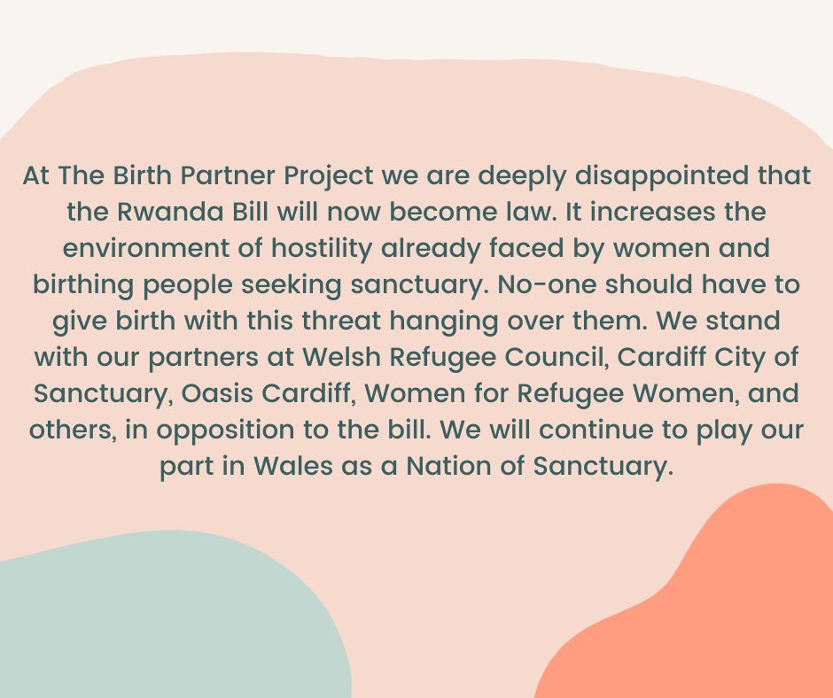 BirthProject's tweet image. We stand with @welshrefcouncil @CityofSanctuary @OasisCDF @4refugeewomen @OxfamCymru in opposition to the Rwanda Bill. #NationofSanctuary #BMHAW24 #RefugeesWelcome