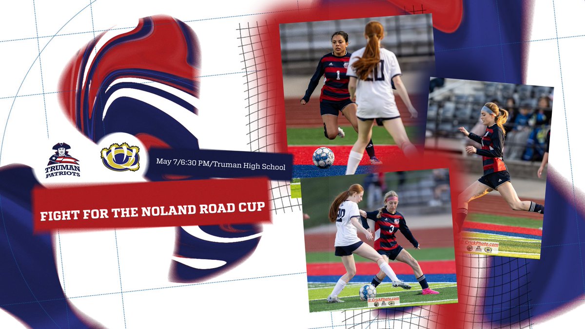Bobby McCutcheon (@gotrumanpats) on Twitter photo The Noland Road Cup all comes down to Girls Soccer on May 7th. Come out and support <a href="/Truman_Soccer/">Truman Soccer</a> as we Beat the Bears and bring back home the Noland Road Cup! <a href="/THSPatriots/">THSPatriots</a> <a href="/THSSuperFan/">Freedom Kingdom</a> The Noland Road Cup all comes down to Girls Soccer on May 7th. Come out and support <a href="/Truman_Soccer/">Truman Soccer</a> as we Beat the Bears and bring back home the Noland Road Cup! <a href="/THSPatriots/">THSPatriots</a> <a href="/THSSuperFan/">Freedom Kingdom</a>
