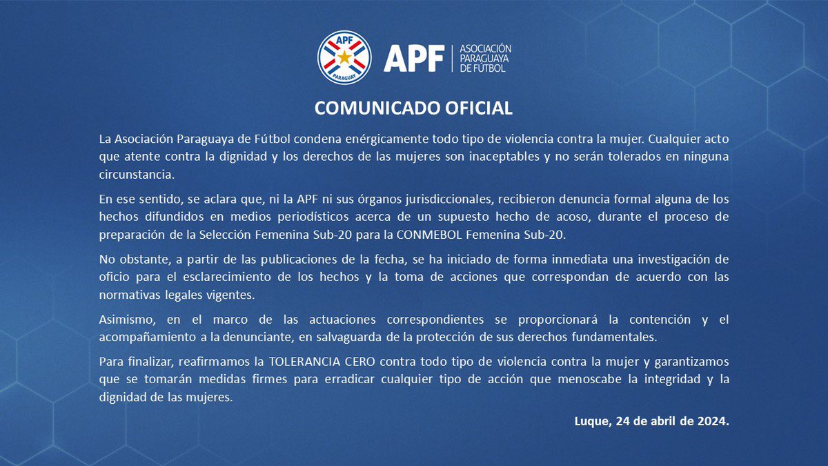#ComunicadoAPF