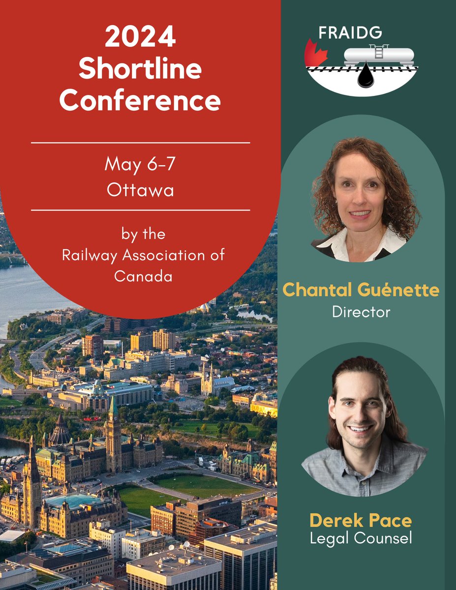NavireRailCAN's tweet image. #Savethedate: Join us on May 6 &amp;amp; 7 at the @RailCanada’s Shortline Conference.

Discover how we promote access to justice through rail industry partnerships during our presentation on May 7 at 11 a.m.

#Railnews #RailMatters