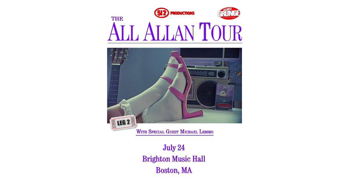 NEW SHOW! 👡 @allanrayman brings The All Allan Tour to Brighton Music Hall on July 24 with special guest Michael Lemmo! 🎟 On Sale | 4/26 | 9amm More info here: bit.ly/3Wev4Qy