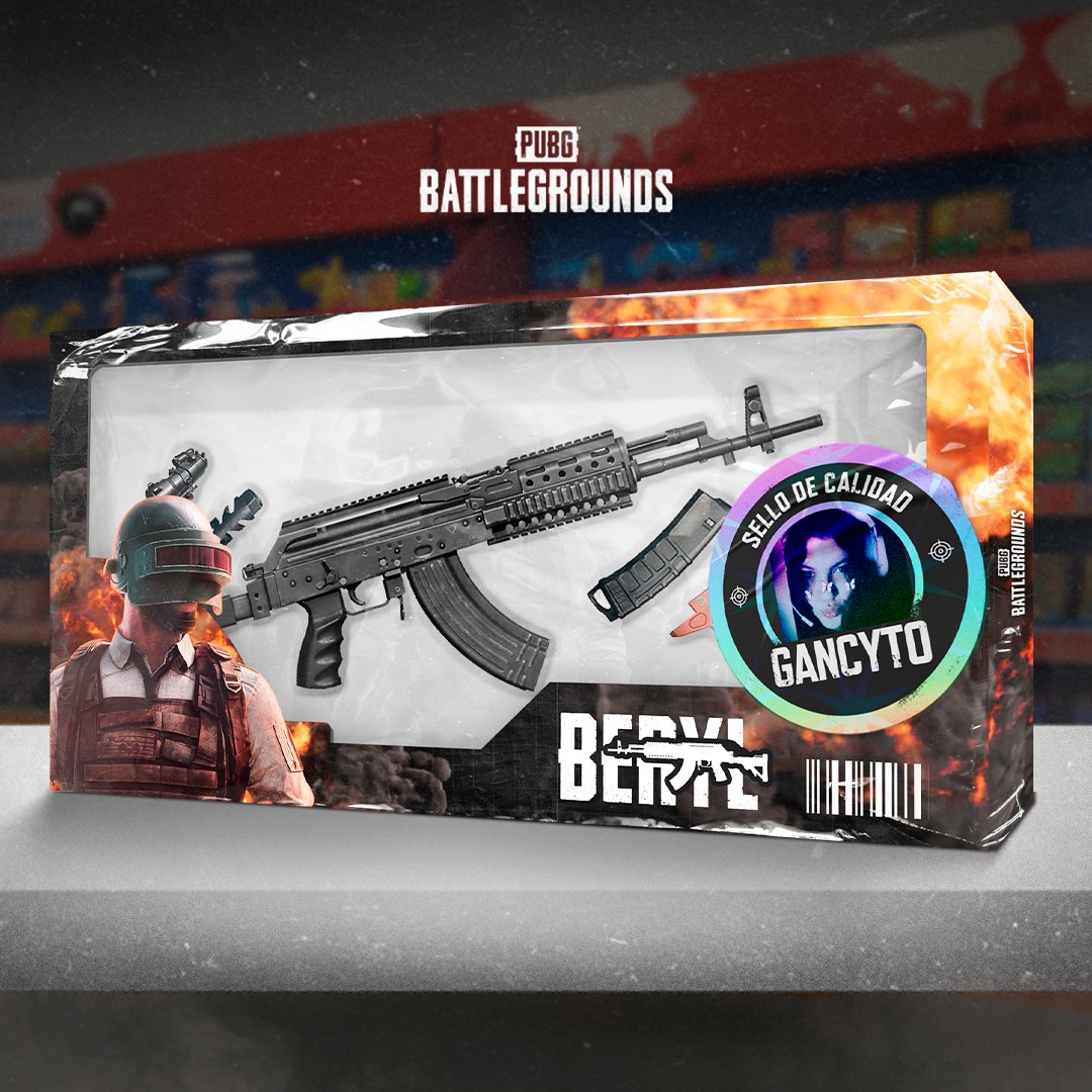 pubg_latam's tweet image. ¿Buscando un nuevo juguete para tu inventario?🎯  La BERYL tiene el SELLO DE CALIDAD de @Gancyt0 te aseguramos rusheos impresionantes con ella.

Etiqueta a tus amigos que también usan la Beryl 👇

#pubg #pubglatam #pubgbattlegrounds #battleroyale