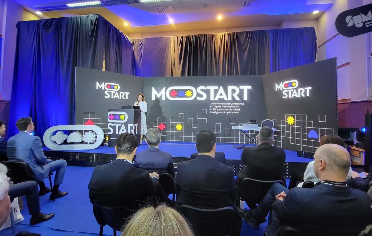 BunozaDavor's tweet photo. Izlaganje na panelu "Pravo i tehnologija" u sklopu Međunarodne konferencije o digitalnoj transformaciji u obrazovanju i primjenama umjetne inteligencije „MoStart 2024“ u #Mostaru, s uvaženim kolegama @Vedran_Skobic, Badnjevićem @IDDEEABIH, Kasapom @RJUBiH i Bubalom na @SVE_Mostar.