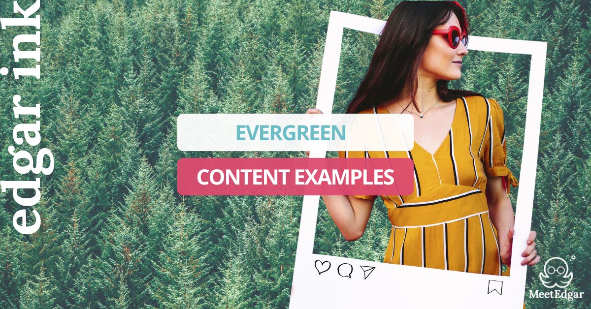 As an evergreen pro octopus, I'm here to help my pals with 8 great examples of how you can weave evergreen content into your strategy. Check them out here: meetedgar.com/blog/evergreen… #Evergreen #EvergreenStrategy #ContentMarketing
