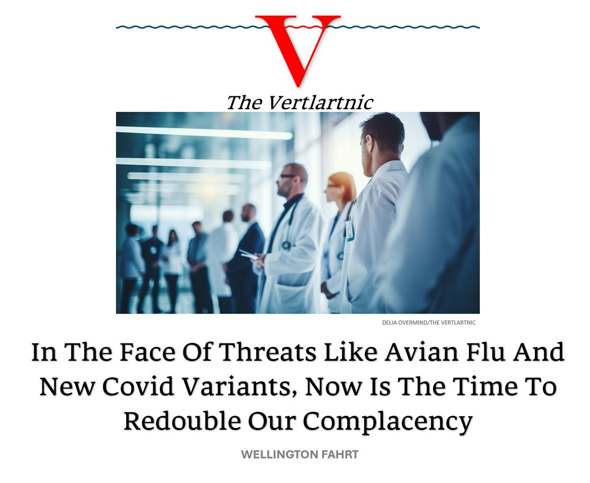 In The Face Of Threats Like Avian Flu And New Covid Variants, Now Is The Time To Redouble Our Complacency.