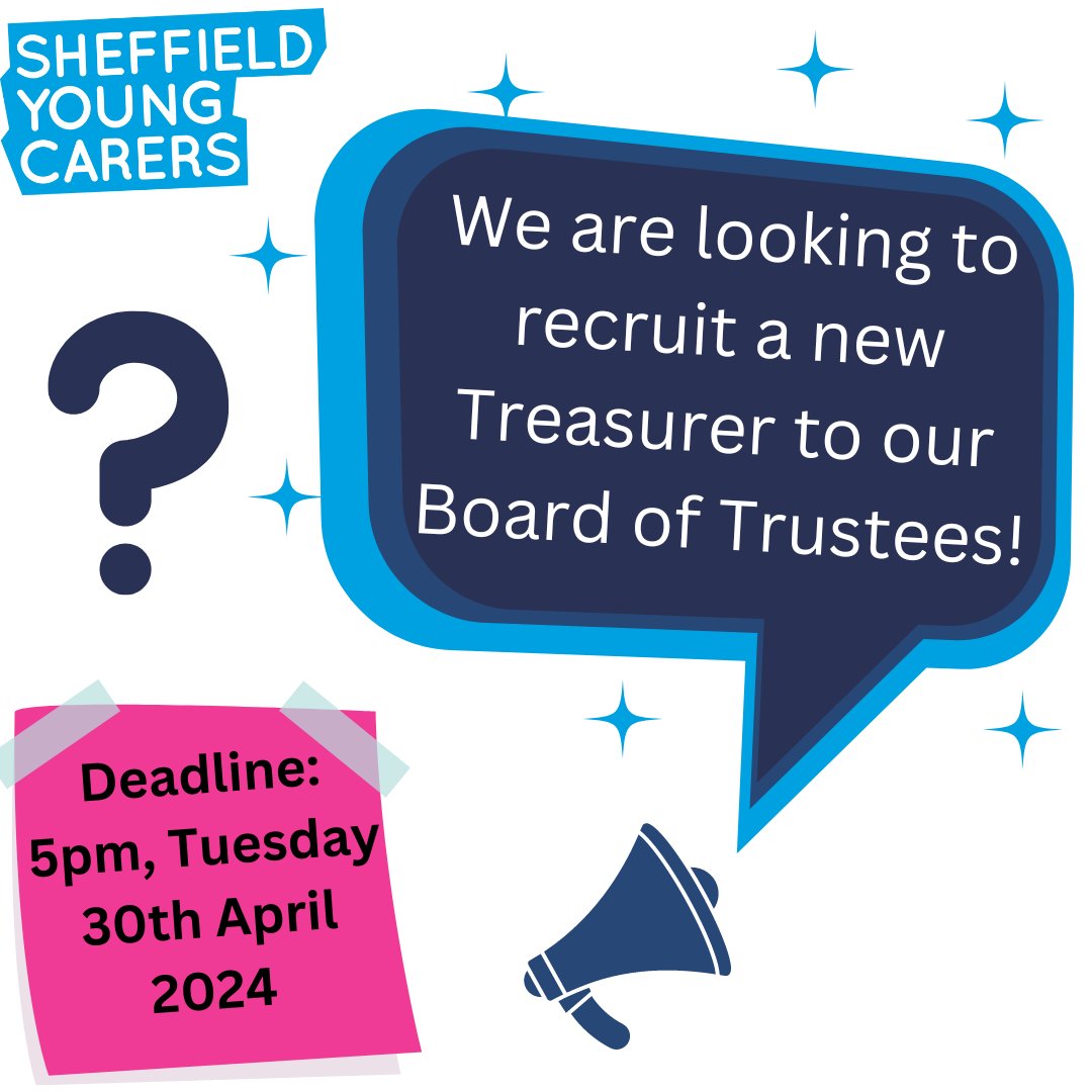 Could you, or someone you know, be our new Treasurer to the Board of Trustees? This hugely rewarding opportunity will use your skills and experience to work alongside an expert and stable staff team with an excellent reputation 😊 More information here: ow.ly/9uen50QYQiP