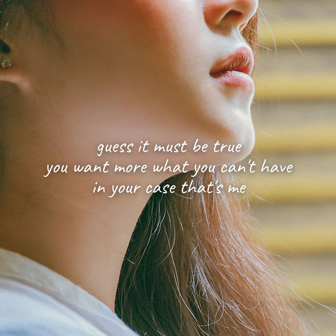 guess it must be true
you want more what you can't have
in your case that's me

Image by Phan Minh Cuong An (buff.ly/44bCGVG) from Pixabay

#dailyhaiku #dailypoem #haiku #madewithpixabay #poem #poetry #poetrycommunity #sglit #sgpoetry #singlit #writing #writingcommunity