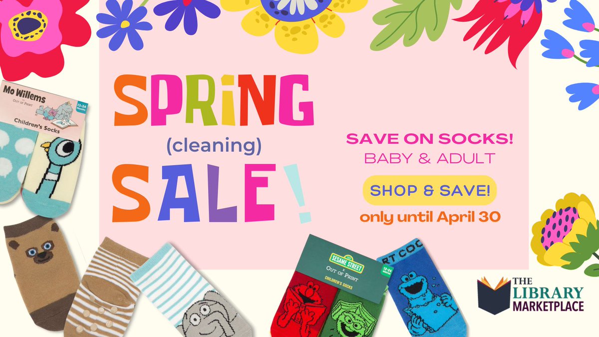 Our spring cleaning sale is slowly winding down. With one week to go, we've added some more socks to the list of discounted items (up to 75% off!). Snap up your favourites before stock runs out. . Browse the sale here: buff.ly/49Qs9k7 . #giftsforbooklovers #librarianlife