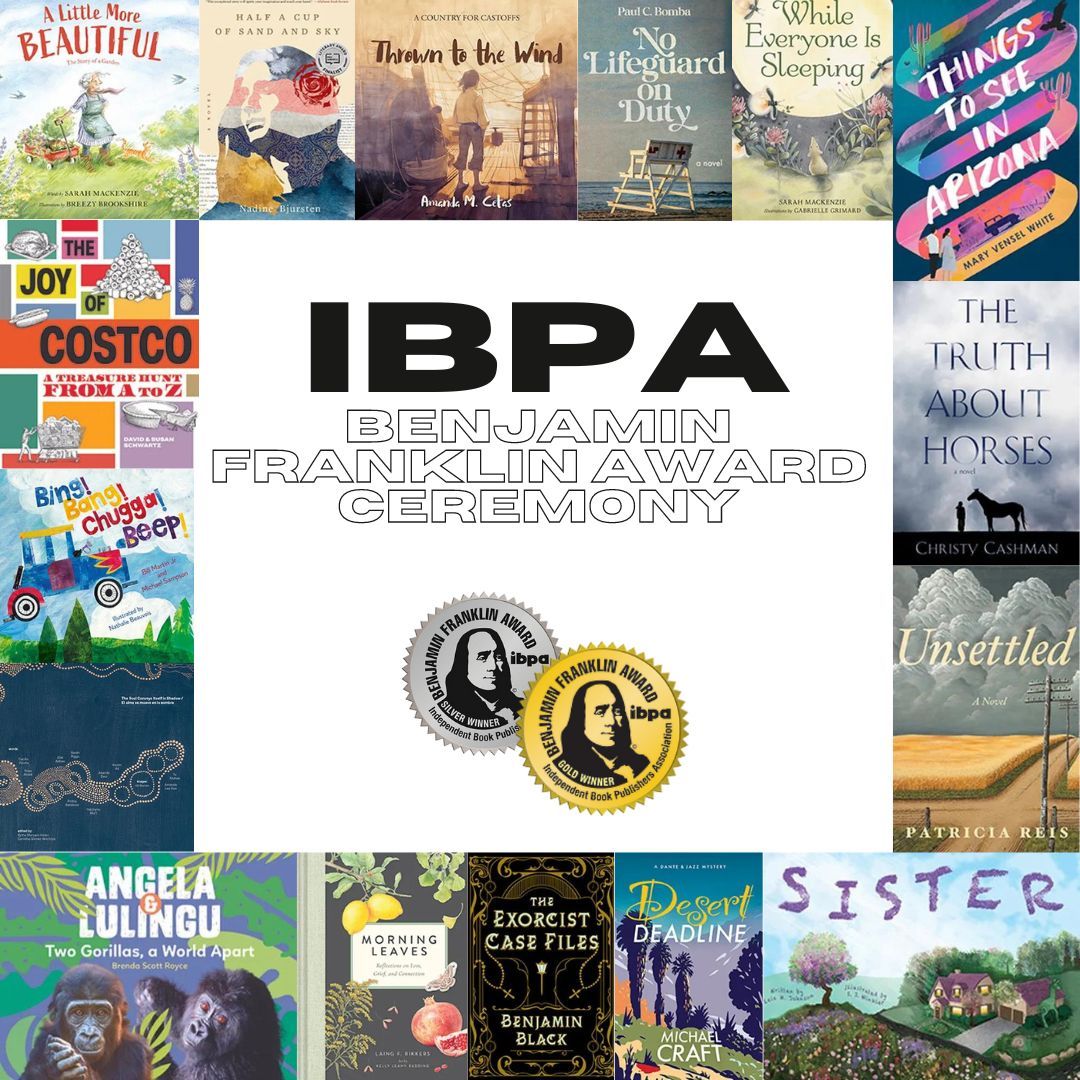 ibpa's tweet image. IBPA will be livestreaming the annual Benjamin Franklin Award Ceremony on our Facebook this Friday at 7:15 MST. Tune in to celebrate a big night in Independent Publishing!