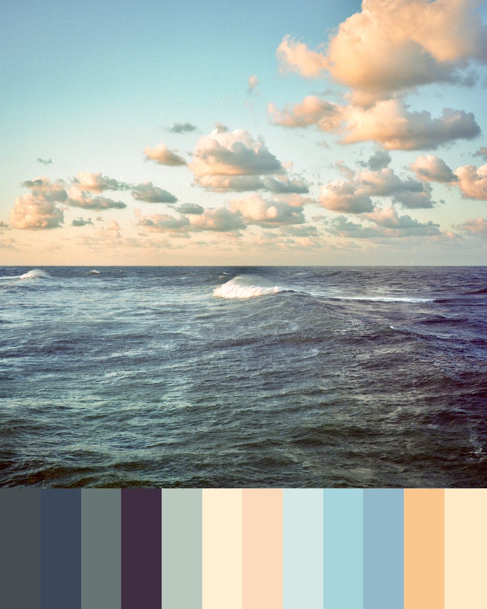Palettes of an Outer Banks sunset on film