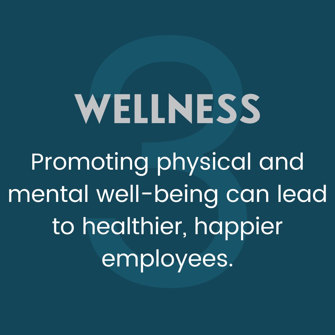 EcgInsurance's tweet image. 3. WELLNESS
Promoting physical and mental well-being can lead to healthier, happier employees.

#ECGInsurance #BenefitsMadeSimple #EmployeeMorale #BenefitsPackage #EmployeeBenefits #FamilyFriendly