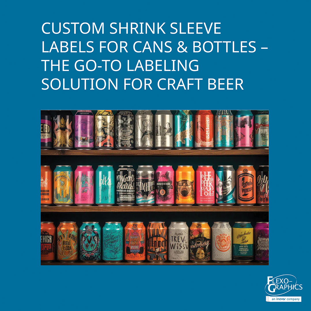 Shrink sleeves offer: Full-body artwork coverage, durability, as these labels are resistant to moisture/friction, & versatility to fit any container shape. Click here to learn more: l8r.it/Eq2S

#ontheblog #flexographics #inovarpackaginggroup #labels #craftbeer #beer