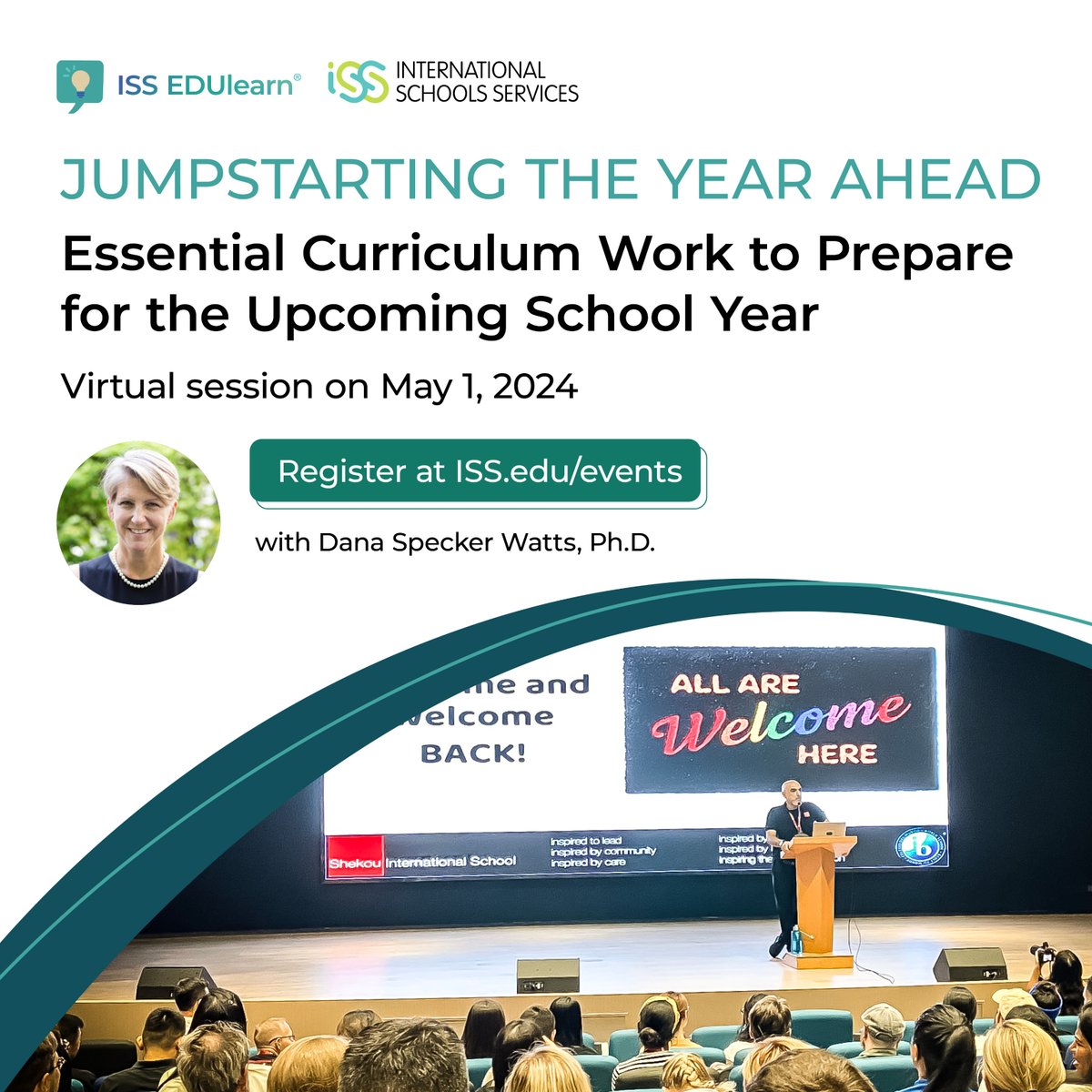 1 week away: Kickstart your curriculum preparation for the upcoming school year! Register at iss.education/jumpstart24 and dive into planning, instructional design, and assessment techniques for an impactful year ahead. #ISSedu #EdChat #TeacherPD