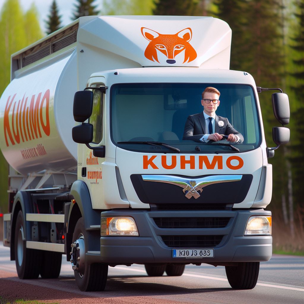 orakele's tweet photo. Kuvassa #kuhmonmaitoautomies kun pyysin tekoälyä luomaan aiheesta kuvan (ping @TimoHaapala &amp; @KettunenTuomas) https://t.co/gpw9LQ0jQx