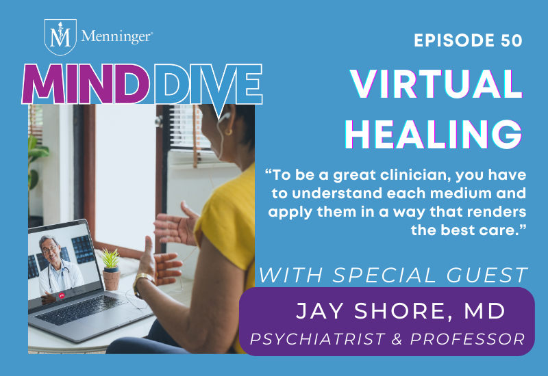 Explore the future of #psychiatry on a brand new #MindDivePodcast as we discuss the past, present, and future of #telepsychiatry. bit.ly/MenningerMindD…