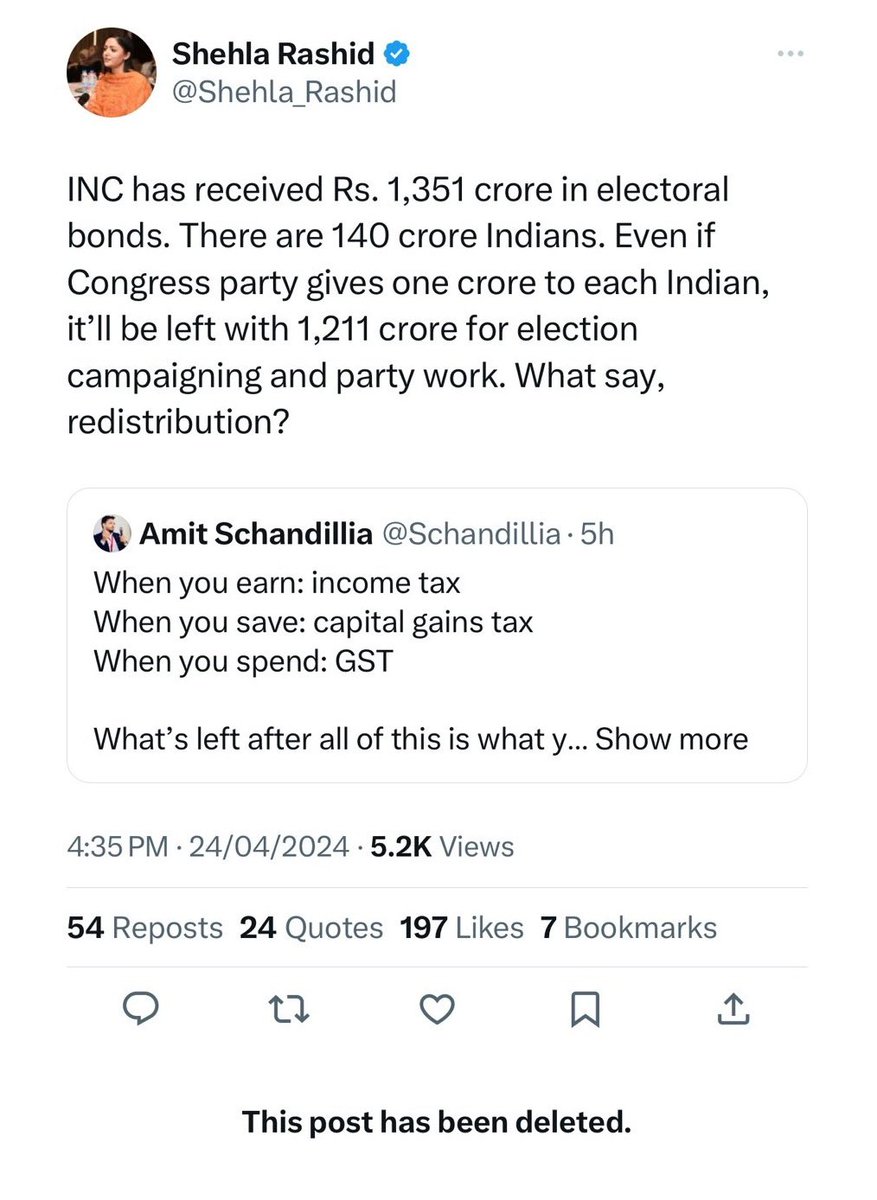 Average BJP supporter 🤡 Maths is not their STREANH