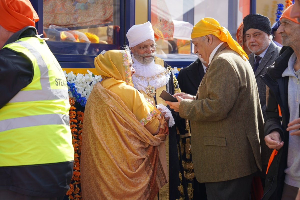 The Lord Mayor and Lady Mayoress attended the Vaisakhi Nagar Kirtan to celebrate the Sikh Festival of Vaisakhi on Sunday 21st April. Thousands of people joined the procession which started at Gurdwara Guru Nanak Prakash and made it's way around Foleshill.