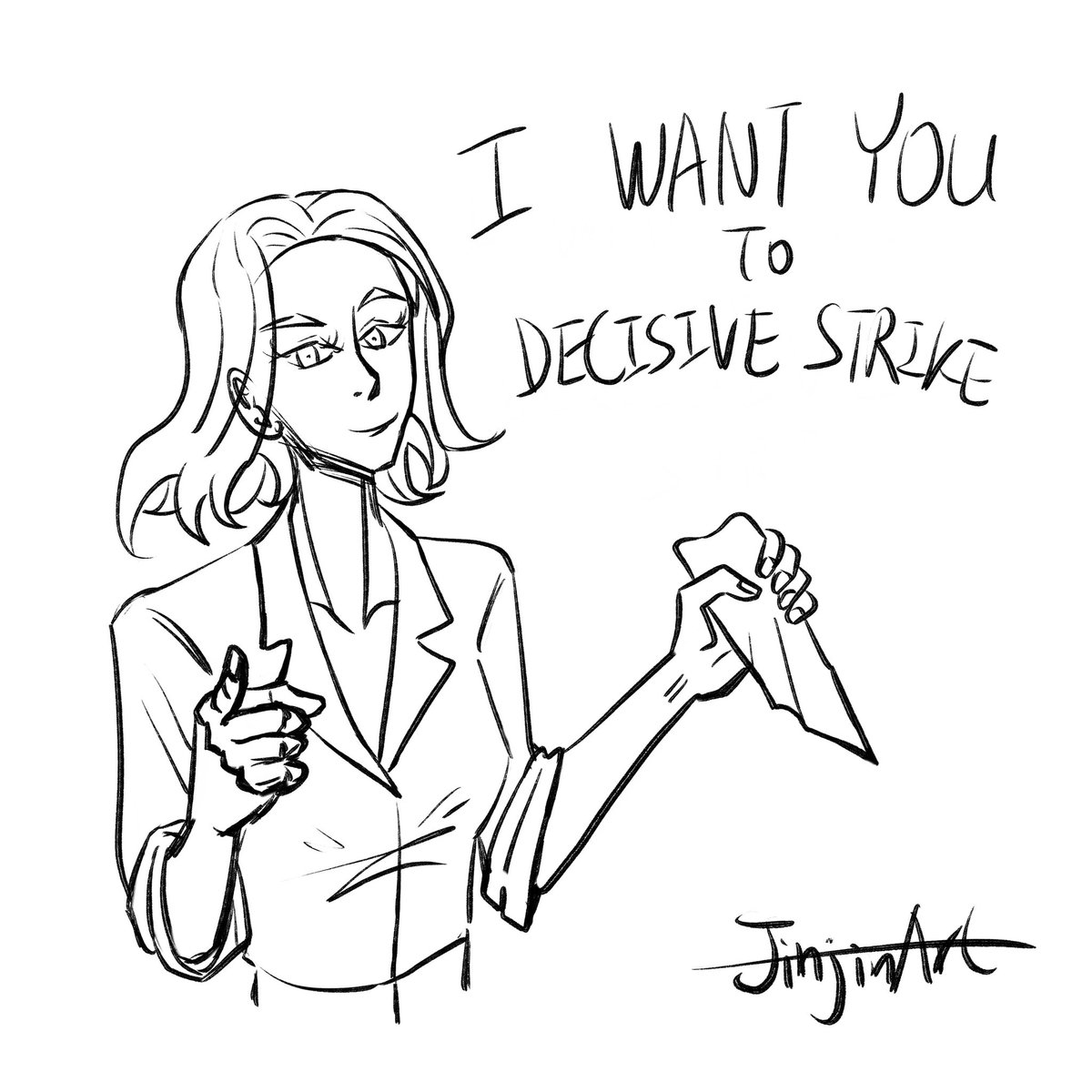 art_jinjin's tweet photo. This one to all of them playing the new DBD patch today.
#DeadbyDaylight #LaurieStrode #DecisiveStrike https://t.co/7sevkzKkyI