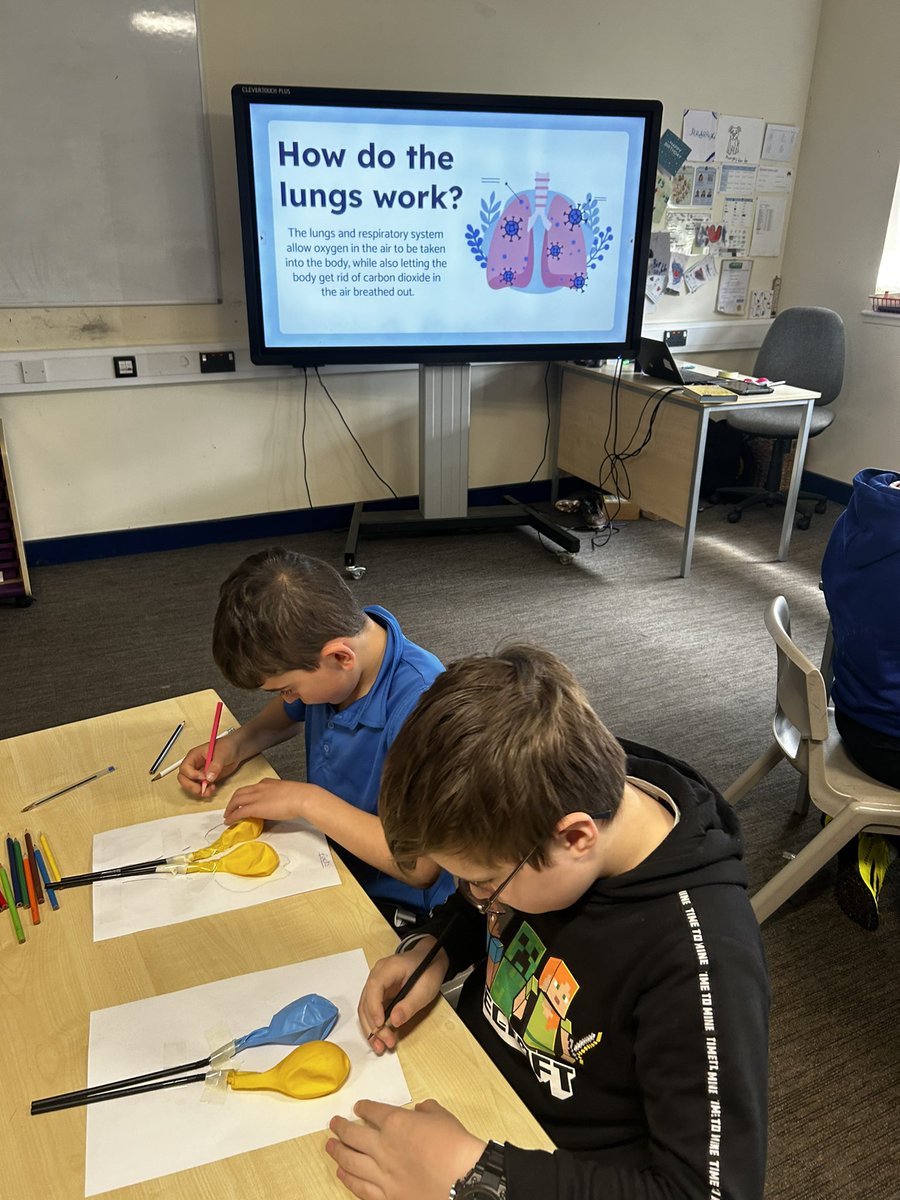 We enjoyed learning all about the lungs and how they work <a href="/CoedGlas/">Coed Glas Primary</a>