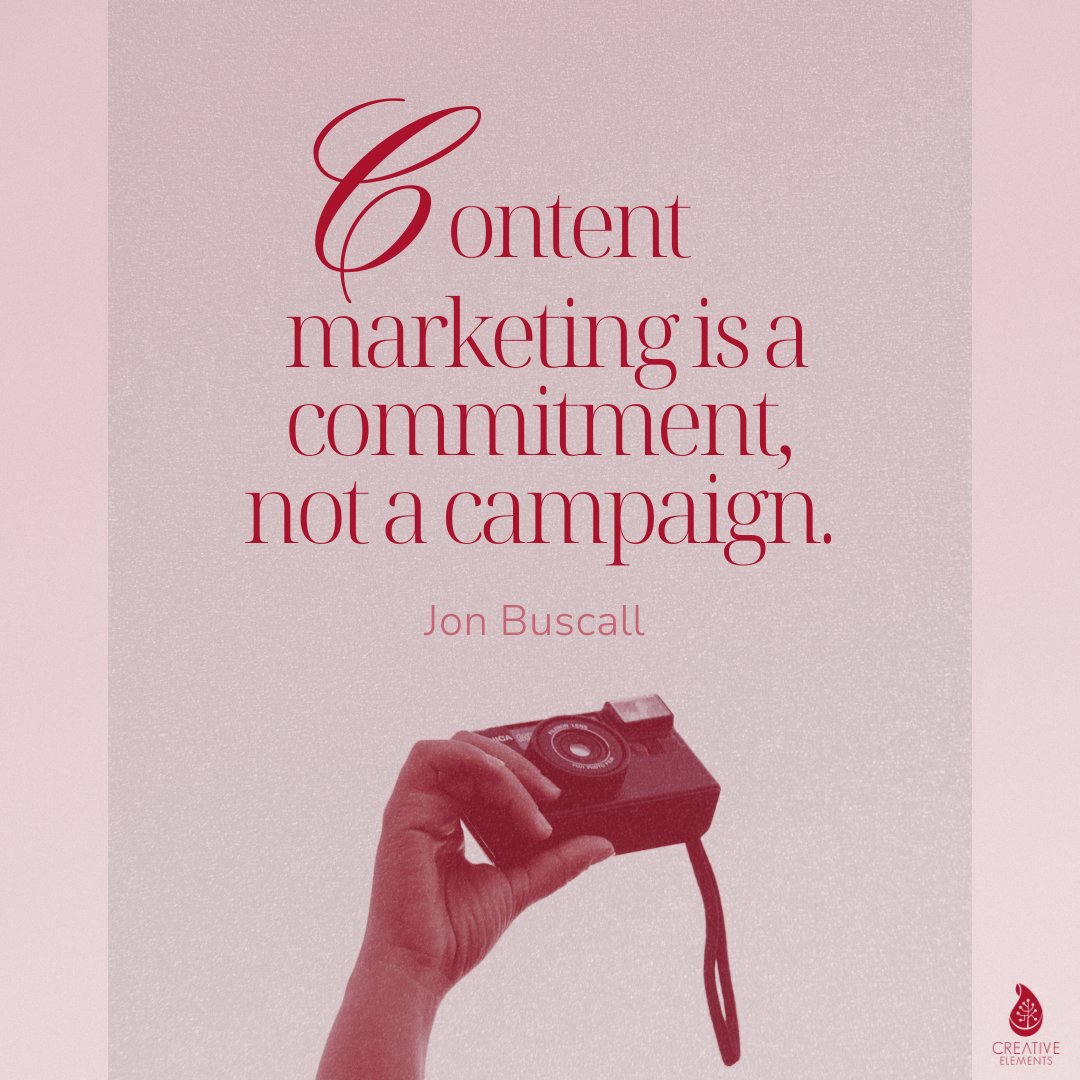 Cre8tivElements's tweet photo. Beyond Buzz to Building Bonds. It's time to craft #content that captivates! Embrace a #contentmarketing strategy that nurtures connection. #CreativeElementsConsulting is ready to help you engage and convert with smart #businessmarketing strategies.

https://t.co/kmXYAQcFXx https://t.co/R4X0v3oIYj