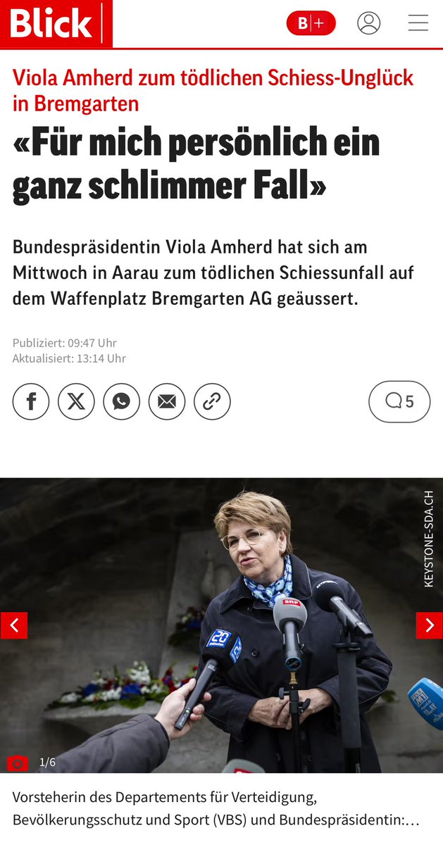 Hunderttausende tote Ukrainer und Russen in einem komplett aussichtslosen Krieg sind Viola Amherd noch zu wenig. Für Taugenichts Viola Amherd ist der tote Soldat „persönlich ein ganz schlimmer Fall“. Für mich persönlich ist @Violapamherd ein ganz schlimmer Fall. Wäre Viola am