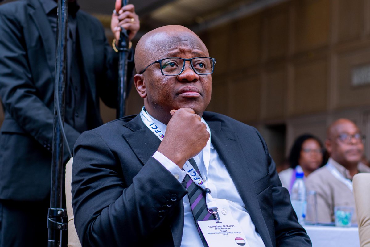 afreximbank's tweet photo. Following the successful conclusion of the Regional Factoring Conference in Harare, our Regional Chief Operating Officer, Client Relations, Southern Africa, Humphrey Nwugo took a moment to express his gratitude to all the attendees for their invaluable contributions to the discussions and more importantly taking time off their busy schedules to attend the event. He extended special thanks to Mrs. Kanayo Awani, Afreximbank Executive Vice President Intra African Trade and Export Development Bank and FCI Board Member for her exceptional leadership and dedication to the event's success, emphasising her vision for supporting SMEs, and leveraging factoring opportunities within Africa.

Mr. Nwugo also expressed gratitude to Neal Harm, FCI Secretary General and the FCI team for their commitment, and Dr. J.T. Chipika, Deputy Governor of the Reserve Bank of Zimbabwe and Mr. Matiza for their impactful contributions, particularly in highlighting challenges and opportunities within the SME sector. He encouraged attendees to seize the opportunities presented by factoring to become ambassadors of change in Africa, embodying the spirit of innovation and collaboration. #Afreximbank #FCI #AfricaFinance #Factoring